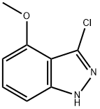 3-Chloro-4-Methoxy-1H-indazole Struktur