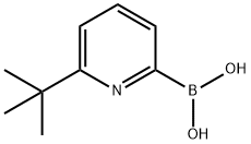 6-(TERT-BUTYL)PYRIDINE-2-BORONIC ACID Struktur