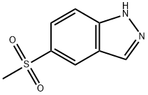 5-(Methylsulfonyl)-1H-indazole Struktur