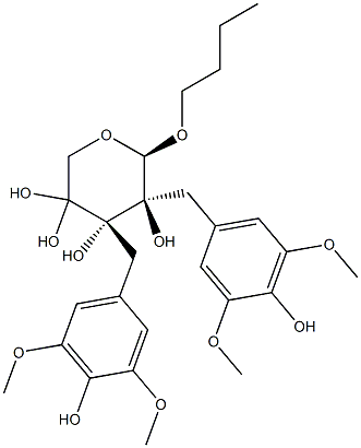 [(2R,3R)-4-(3,5-Dimethoxy-4-hydroxyphenyl)-3-(hydroxymethyl)-2-(3,5-dimethoxy-4-hydroxybenzyl)butyl]β-D-xylopyranoside