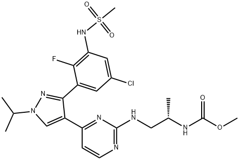 Encorafenib (LGX818) Struktur