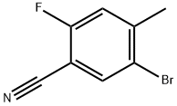 5-BroMo-2-fluoro-4-Methylbenzonitrile Struktur