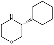 (R)-3-CyclohexylMorpholine Struktur