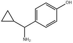 4-[AMINO(CYCLOPROPYL)METHYL]PHENOL Struktur