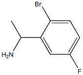 1-(2-BROMO-5-FLUOROPHENYL)ETHYLAMINE Struktur