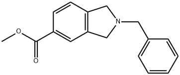 Methyl 2-benzylisoindoline-5-carboxylate Struktur