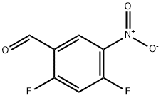 2,4-DIFLUORO-5-NITROBENZALDEHYDE Struktur