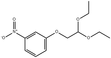 1-(2,2-Diethoxy-ethoxy)-3-nitro-benzene Struktur