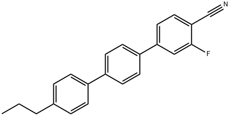 [1,1':4',1''-Terphenyl]-4-carbonitrile, 3-fluoro-4''-propyl- Struktur