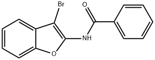 N-(3-BroMobenzofuran-2-yl)benzaMide Struktur