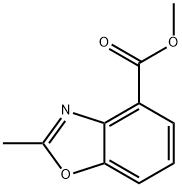 Methyl 2-Methylbenzo[d]oxazole-4-carboxylate Struktur