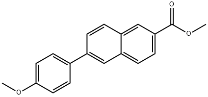 Methyl 6-(4-Methoxyphenyl)-2-naphthoate Struktur