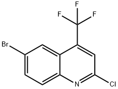 6-BroMo-2-chloro-4-(trifluoroMethyl)quinoline Struktur