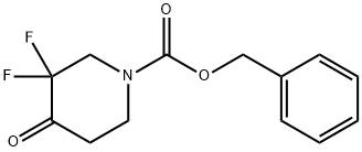 benzyl 3,3-difluoro-4-oxopiperidine-1-carboxylate Struktur