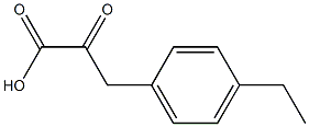 Benzenepropanoic acid, 4-ethyl-.alpha.-oxo- Struktur