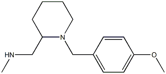 [1-(4-Methoxy-benzyl)-piperidin-2-ylMethyl]-Methyl-aMine Struktur