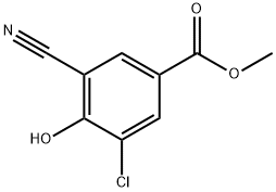 Methyl 3-chloro-5-cyano-4-hydroxybenzoate Struktur