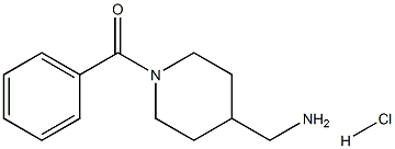 1-Benzoyl-4-piperidineMethanaMine HCl Struktur