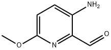 3-aMino-6-Methoxypicolinaldehyde Struktur