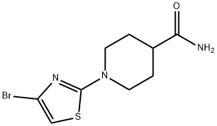 1-(4-BroMothiazol-2-yl)piperidine-4-carboxaMide Struktur