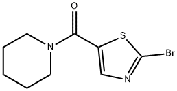 (2-BroMo-5-thiazolyl)-1-piperidinylMethanone Struktur