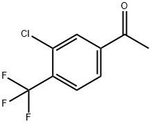 1-(3-chloro-4-(trifluoroMethyl)phenyl)ethanone Struktur