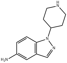 1-(Piperidin-4-yl)-1H-indazol-5-aMine Struktur