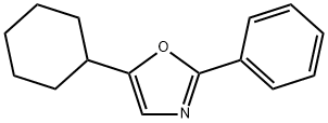 5-Cyclohexyl-2-phenyloxazole Struktur