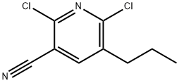 2,6-Dichloro-5-propylnicotinonitrile Struktur