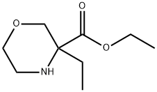 Ethyl 3-EthylMorpholine-3-carboxylate Struktur