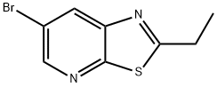 6-BroMo-2-ethylthiazolo[5,4-b]pyridine Struktur