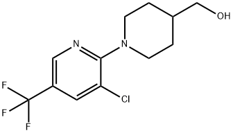 (3'-Chloro-5'-trifluoroMethyl-3,4,5,6-tetrahydro-2H-[1,2']bipyridinyl-4-yl)-Methanol Struktur