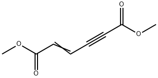 2-Hexen-4-ynedioic acid dimethyl ester Struktur