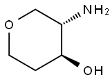 Trans-3-aMinotetrahydro-2H-pyran-4-ol Struktur