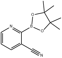 3-CYANOPYRIDINE-2-BORONIC ACID PINACOL ESTER Struktur