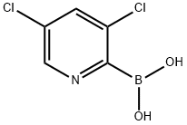 3,5-DICHLOROPYRIDINE-2-BORONIC ACID Struktur