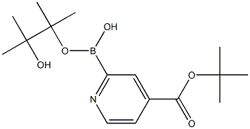 4-(TERT-BUTOXYCARBONYL)PYRIDINE-2-BORONIC ACID PINACOL ESTER Struktur