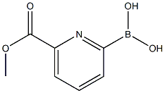 6-(METHOXYCARBONYL)PYRIDINE-2-BORONIC ACID Struktur