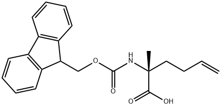 (R)-N-Fmoc-2-(3'-butenyl)alanine Struktur