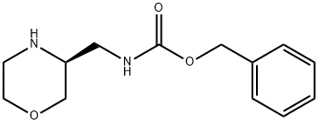 (S)-3-N-Cbz-aminomethylmorpholine Struktur