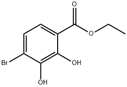 Ethyl 4-broMo-2,3-dihydroxybenzoate Struktur