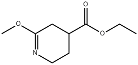 6-Methoxy-2,3,4,5-tetrahydro-pyridine-4-carboxylic acid ethyl ester Struktur