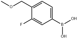 3-fluoro-4-((MethylaMino)Methyl)phenylboronic acid Struktur