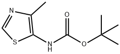 tert-Butyl (4-Methylthiazol-5-yl)carbaMate Struktur