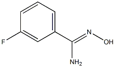 (Z)-3-Fluoro-N'-hydroxybenzene-1-carboxiMidaMide Struktur