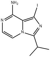 1-iodo-3-isopropyliMidazo[1,5-a]pyrazin-8-aMine Struktur