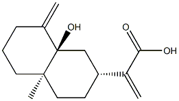 5Α-HYDROXYCOSTIC ACID, 132185-83-2, 結(jié)構(gòu)式