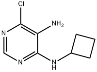 6-Chloro-N4-cyclobutyl-pyriMidine-4,5-diaMine Struktur