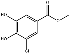 Methyl 3-chloro 4,5-dihydroxy benzoate Struktur