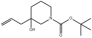 1-Boc-3-allyl-3-hydroxypiperidine Struktur